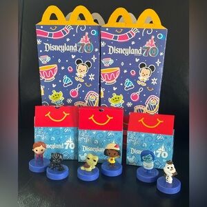 LOT Disney 70th Anniversary
McDonalds Happy Meal Disneyland toys 2 3 4